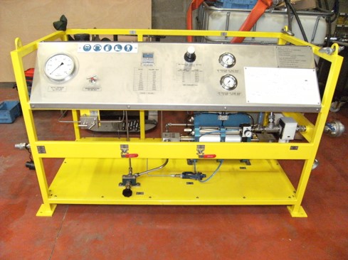 Design of test bench for riser