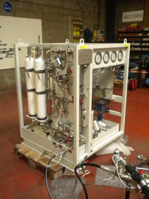 Hydraulic skid unit, hydraulic unit design and manufacture